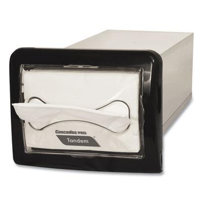 View larger image of Tandem In-Counter Interfold Napkin Dispenser, 8.63 x 18 x 6.5, Black