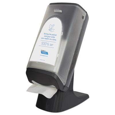 View larger image of Tandem Stand/Wall Napkin Dispenser, 9.06 x 12.4 x 20.28, Gray