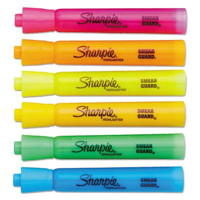 View larger image of Tank Style Highlighters, Chisel Tip, Assorted Colors, Dozen