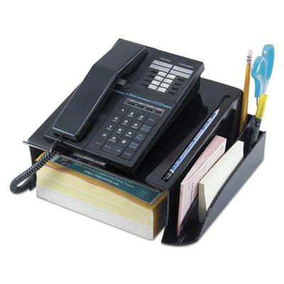 View larger image of Recycled Telephone Stand And Message Center, 12.25 X 10.5 X 5.25, Black