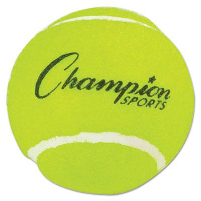 View larger image of Tennis Balls, 2 1/2" Diameter, Rubber, Yellow, 3/Pack