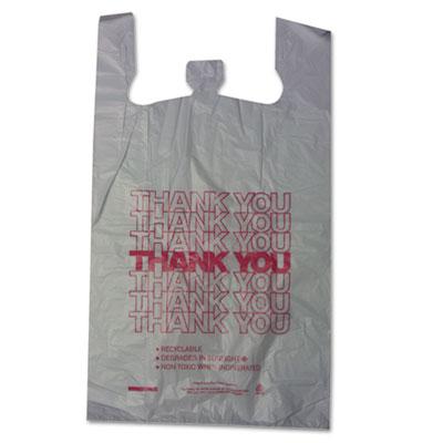 View larger image of Thank You High-Density Shopping Bags, 18" x 30", White, 500/Carton