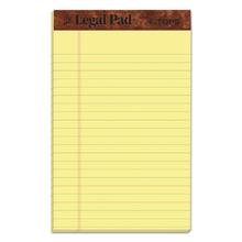 The Legal Pad Ruled Perforated Pads, Narrow Rule, 50 Canary-Yellow 5 X 8 Sheets, Dozen