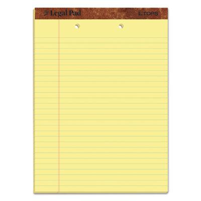 View larger image of The Legal Pad Ruled Perforated Pads, Wide/legal Rule, 50 Canary-Yellow 8.5 X 11.75 Sheets, Dozen