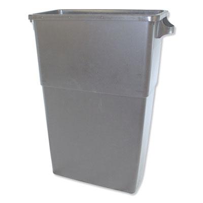 View larger image of Thin Bin Containers, 23 gal, Polyethylene, Gray