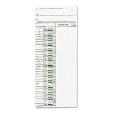 Time Card for Model ATT310 Electronic Totalizing Time Recorder, Weekly, 200/Pack