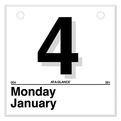 View larger image of Today Is Daily Wall Calendar Refill, 6 x 6, White Sheets, 12-Month (Jan to Dec): 2024