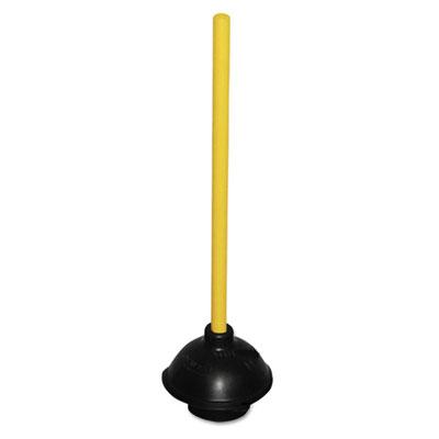 View larger image of Toilet/Drain Plunger, 20" Wood Handle, 6" dia