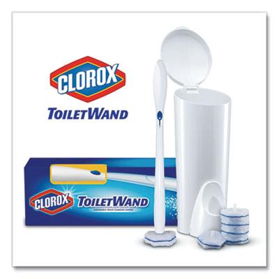View larger image of Toiletwand Disposable Toilet Cleaning System: Handle, Caddy And Refills, White, 6/Carton