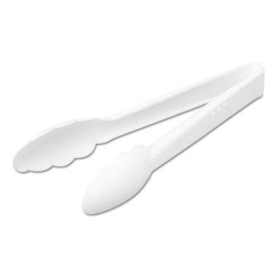 View larger image of Tongs, Plastic, White, 9", 4/Pack