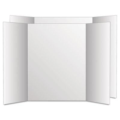 View larger image of Two Cool Tri-Fold Poster Board, 28 X 40, White/white, 12/carton
