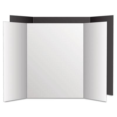 View larger image of Two Cool Tri-Fold Poster Board, 36 X 48, Black/white, 6/carton
