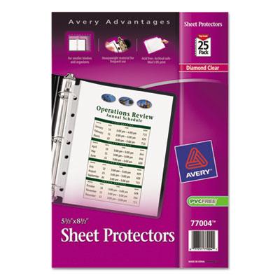 View larger image of Top Load Sheet Protector, Heavyweight, 8.5 x 5 1/2, Clear, 25/Pack