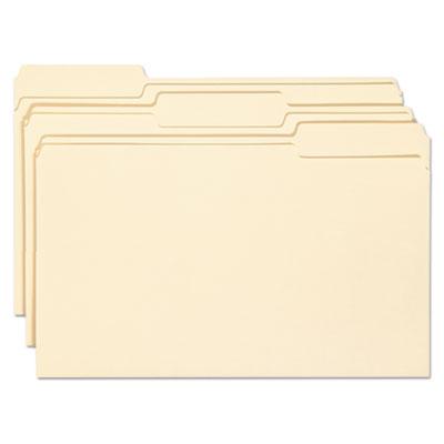 View larger image of Top Tab File Folders with Antimicrobial Product Protection, 1/3-Cut Tabs, Legal Size, Manila, 100/Box