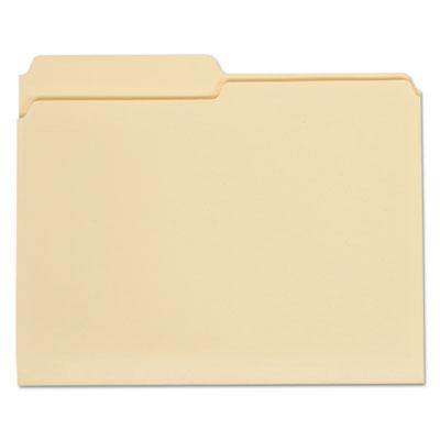 View larger image of Top Tab File Folders, 1/2-Cut Tabs: Assorted, Letter Size, 0.75" Expansion, Manila, 100/Box