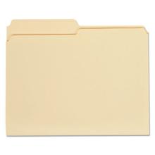 Top Tab File Folders, 1/2-cut Tabs: Assorted, Letter Size, 0.75" Expansion, Manila, 100/box