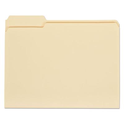 View larger image of Top Tab File Folders, 1/3-Cut Tabs: Assorted, Letter Size, 0.75" Expansion, Manila, 100/Box