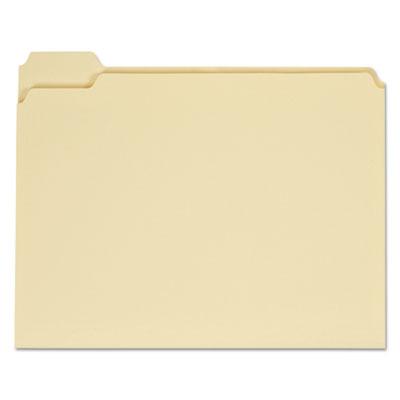 View larger image of Top Tab File Folders, 1/5-Cut Tabs: Assorted, Letter Size, 0.75" Expansion, Manila, 100/Box