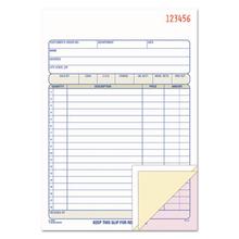 TOPS Sales/Order Book, Three-Part Carbonless, 7.95 x 5.56, 50 Forms Total