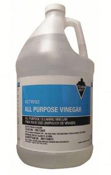 TOUGH GUY Cleaning Vinegar: Jug, 1 gal Container Size, Ready to Use, Fresh, 4 PK