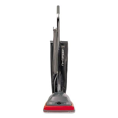 View larger image of TRADITION Upright Vacuum with Shake-Out Bag, 12 lb, Gray/Red