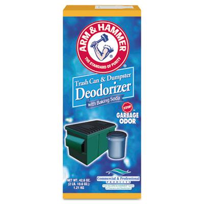 View larger image of Trash Can and Dumpster Deodorizer with Baking Soda, Sprinkle Top, Original, Powder, 42.6 oz Box, 9/Carton
