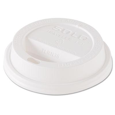 View larger image of Traveler Dome Hot Cup Lid, Fits 8oz Cups, White, 100/Pack, 10 Packs/Carton