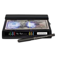 Tri Test Counterfeit Bill Detector, UV with Pen, 7 x 4 x 2 1/2