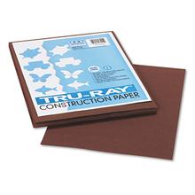 Tru-Ray Construction Paper, 76lb, 9 x 12, Dark Brown, 50/Pack
