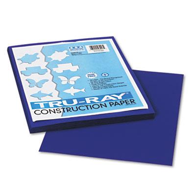 View larger image of Tru-Ray Construction Paper, 76lb, 9 x 12, Royal Blue, 50/Pack