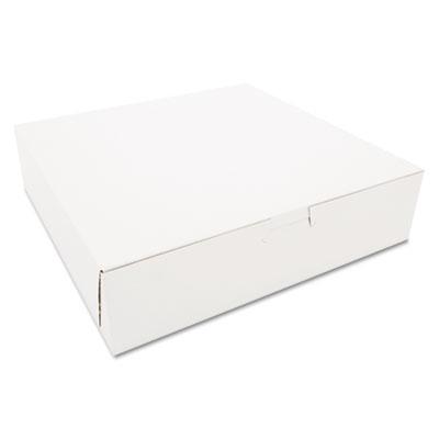 View larger image of White One-Piece Non-Window Bakery Boxes, 10 x 10 x 2.5, White, Paper, 250/Carton