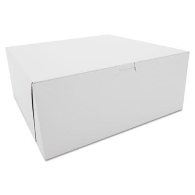 View larger image of Tuck-Top Bakery Boxes, 12 x 12 x 5, White, 100/Carton