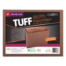TUFF Expanding Files, 12 Sections, 1/12-Cut Tab, Letter Size, Redrope