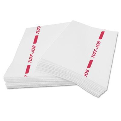 View larger image of Tuff-Job Guard Antimicrobial Towels, White/red, 12 X 21, 1/4 Fold, 150/carton