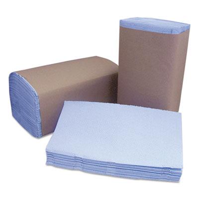 View larger image of Tuff-Job Windshield Towels, 2 Ply, 10.25 x 9.25, Blue, 168/Pack, 12 Packs/Carton