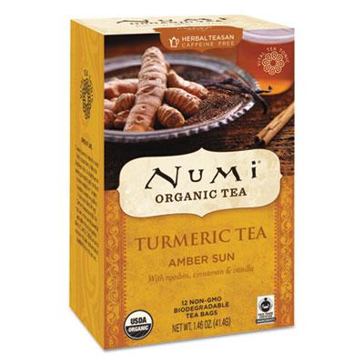 View larger image of Turmeric Tea, Amber Sun, 1.46 oz Bag, 12/Box