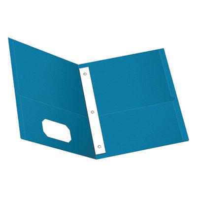 View larger image of Twin-Pocket Folders With 3 Fasteners, 0.5" Capacity, 11 X 8.5, Light Blue, 25/box