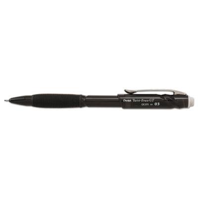 View larger image of Twist-Erase GT Pencils, 0.5 mm, HB (#2), Black Lead, Black Barrel