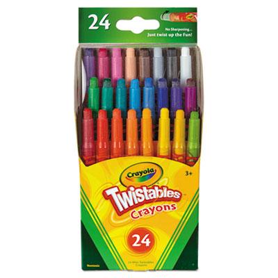 View larger image of Twistables Mini Crayons, 24 Colors/Pack