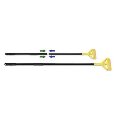 View larger image of Two-Piece Metal Handle with Plastic Quick Change Head, 62" Handle, Black/Yellow