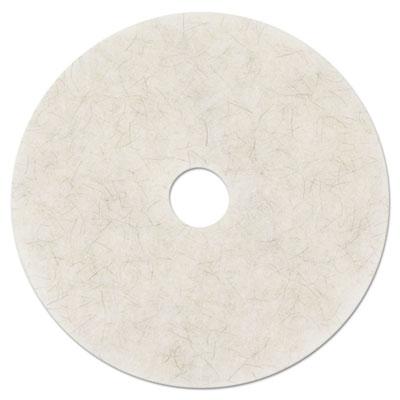 View larger image of Ultra High-Speed Natural Blend Floor Burnishing Pads 3300, 20" Dia., White, 5/CT