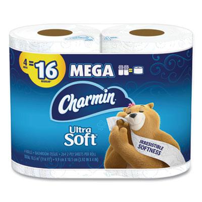 View larger image of Ultra Soft Bathroom Tissue, Septic Safe, 2-Ply, White, 224 Sheets/Roll, 4 Rolls/Pack