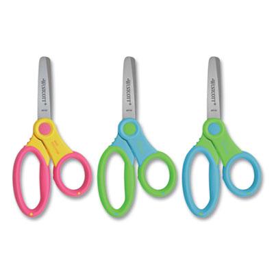View larger image of Ultra Soft Handle Scissors W/antimicrobial Protection, Rounded Tip, 5" Long, 2" Cut Length, Randomly Assorted Straight Handle