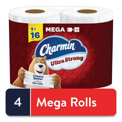View larger image of Ultra Strong Bathroom Tissue, Septic Safe, 2-Ply, White, 242 Sheet/Roll, 4/Pack