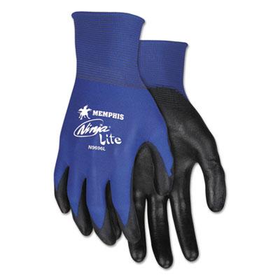 View larger image of Ultra Tech TaCartonile Dexterity Work Gloves, Blue/Black, Large, Dozen