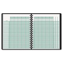 Undated Class Record Book, Nine To 10 Week Term: Two-Page Spread (35 Students), 10.88 X 8.25, Black Cover