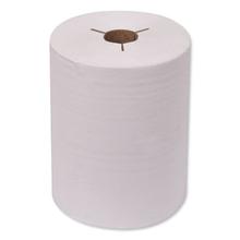 Universal Hand Towel Roll, Notched, 8" x 425 ft, Natural White, 12 Rolls/Carton