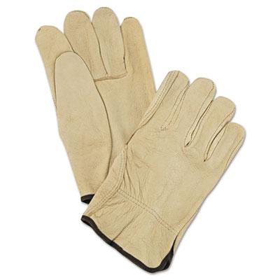 View larger image of Unlined Pigskin Driver Gloves, Cream, Large, 12 Pairs