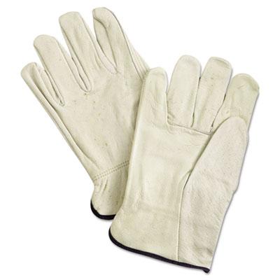 View larger image of Unlined Pigskin Driver Gloves, Cream, X-Large, 12 Pairs
