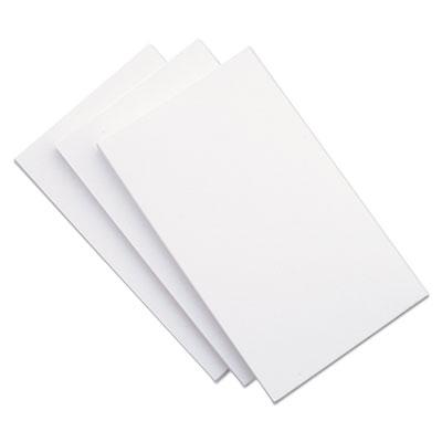 View larger image of Unruled Index Cards, 5 x 8, White, 100/Pack